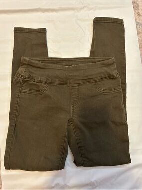 SO Olive Pull-On Skinny Jeggings